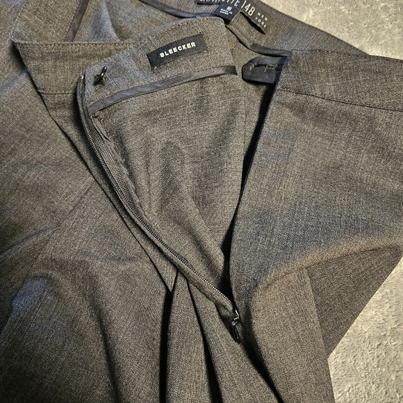 Lafayette 148 New York Women's Cropped Bleecker Wool Blend Dress Pants Size 16 - Picture 5 of 11